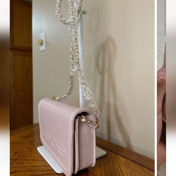 BEBE LILA FLAP CROSSBODY - BLUSH - Picture 7 of 10